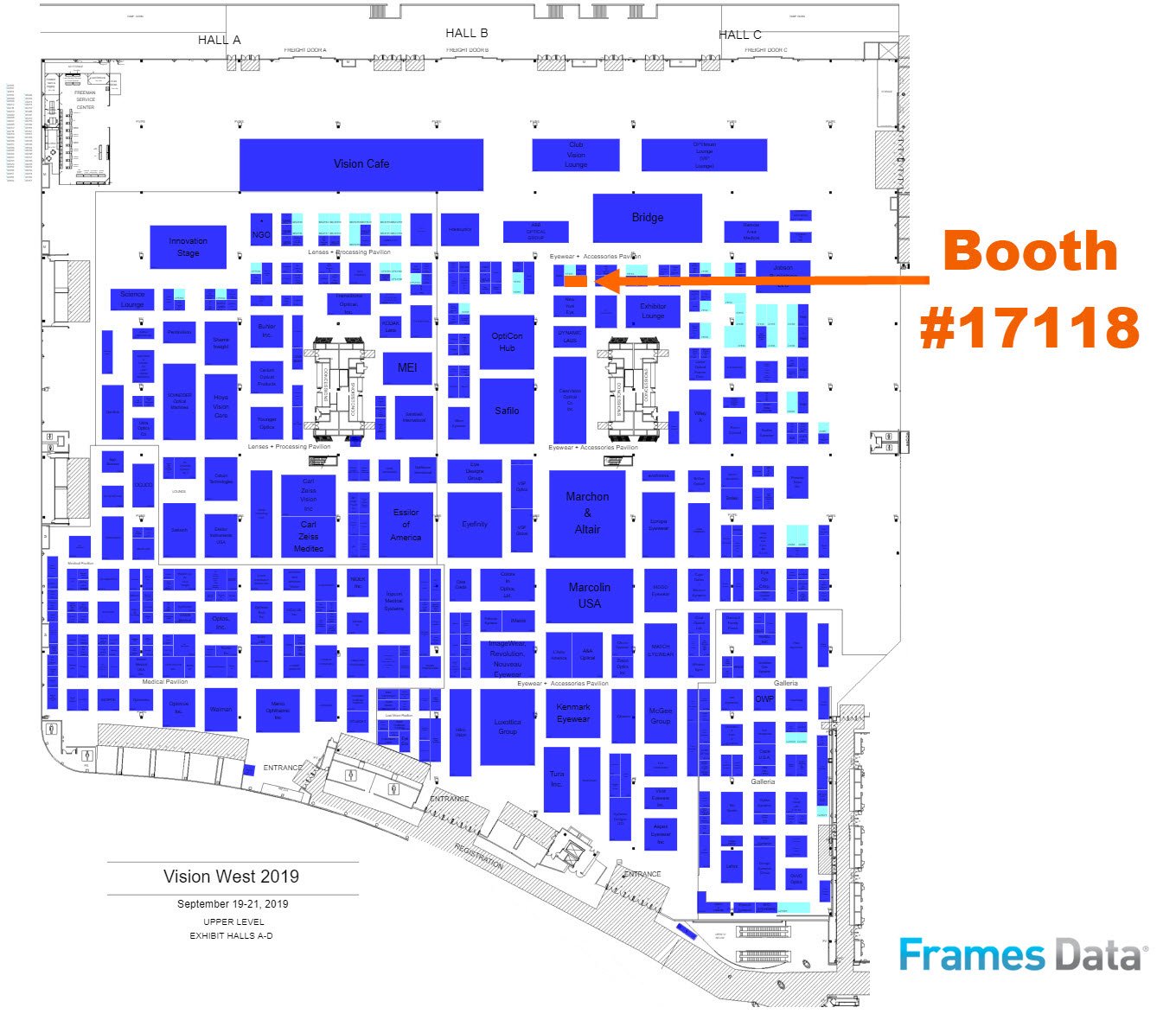 Vision Expo is here! Find Frames Data at Booth 17118